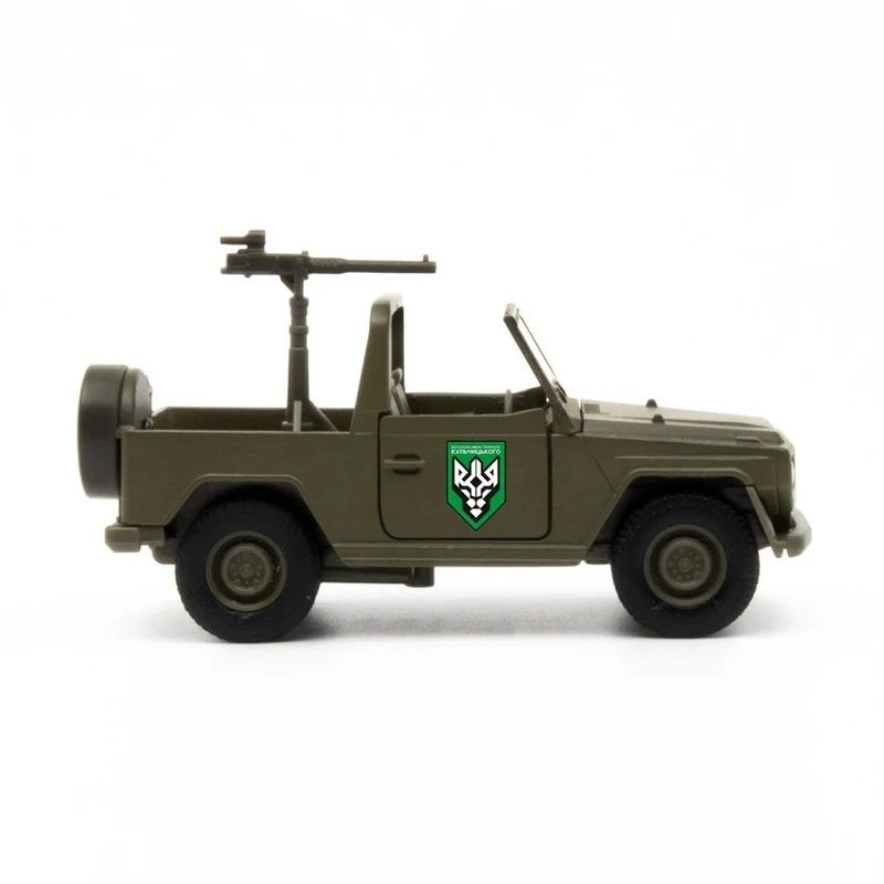 Модель серії "Шеврони Героїв" – ШТУРМОВА МАШИНА – "БОП НГУ ІМ. КУЛЬЧИЦЬКОГО"