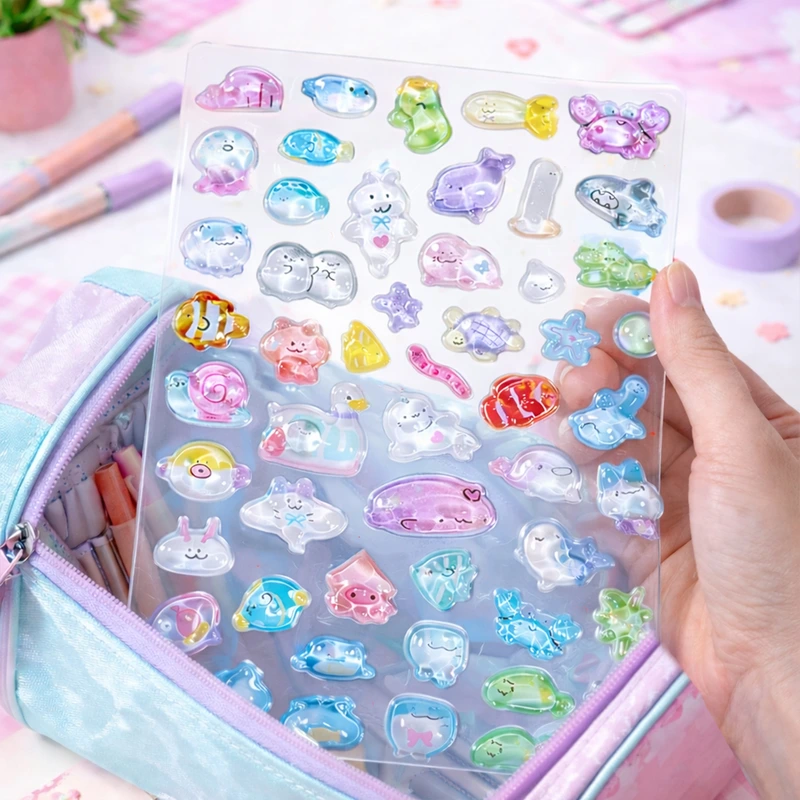 Набір 3D-наліпок TIKI WIKI серії "Crystal" – ТІКІ МОРЕ