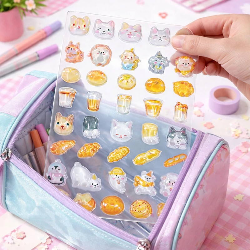 Набір 3D-наліпок "Тики затишок" Tiki Wiki 51422 серії Crystal