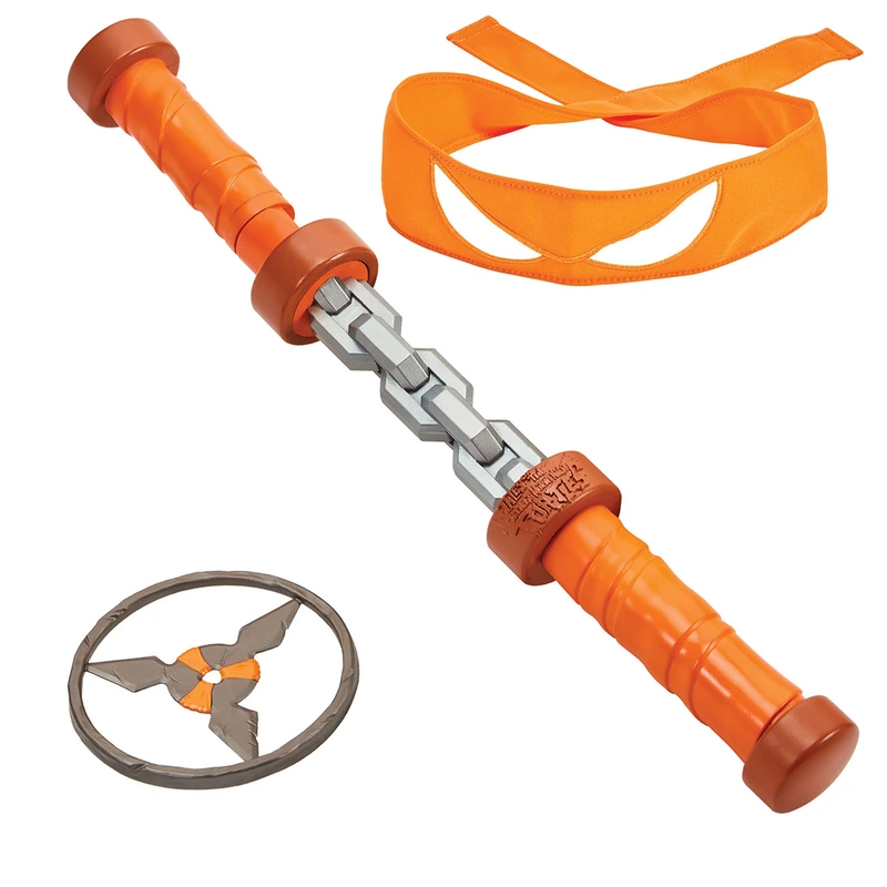 Набір іграш. зброї "Черепашки-Ніндзя MOVIE III" W3 - НУНЧАКИ МІКЕЛАНДЖЕЛО ОБЕРТАЛЬНИЙ УДАР