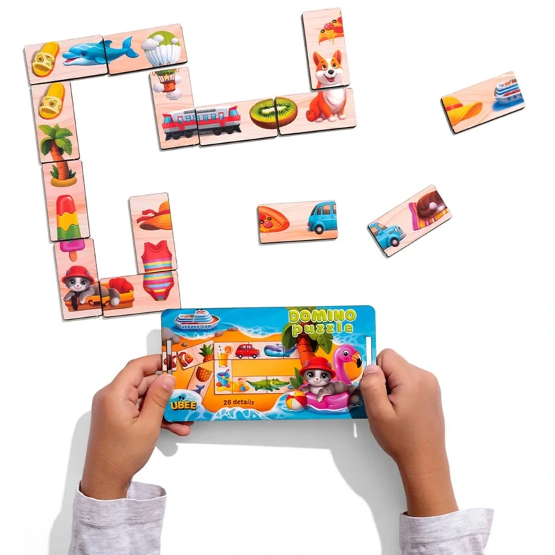 Дерев'яне доміно "Половинки" (ПСД266) PSD266