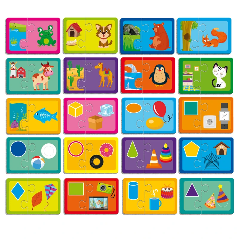 Пазли "Знайди пару. Хто де живе? На що схоже?" VT5003-03 Укр