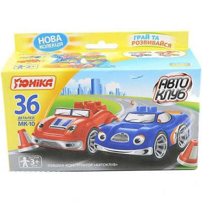 Дитяча іграшка конструктор "Автоклуб" МК-10 71184, 36 деталей